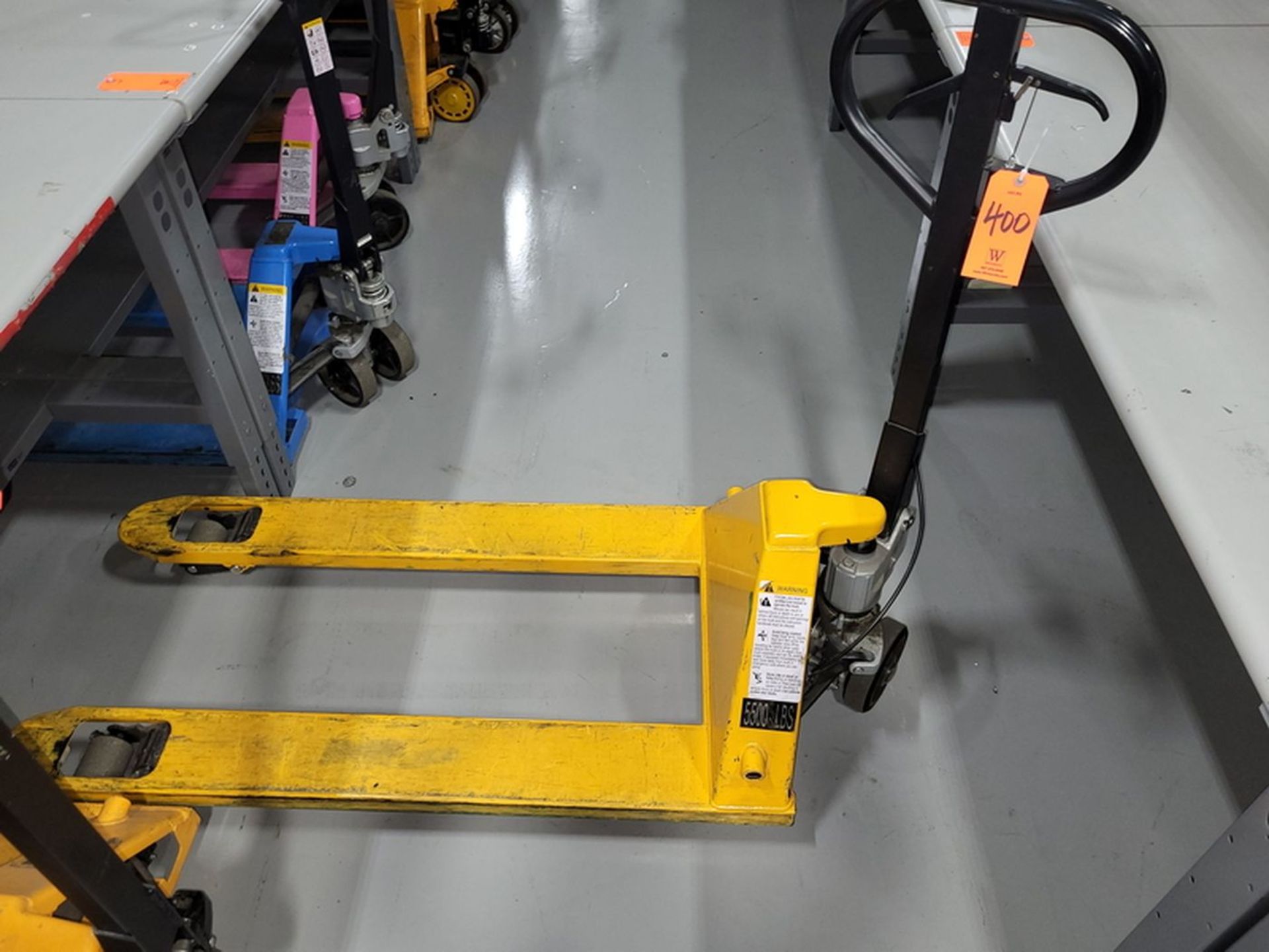 Uline 5,500 lb. Cap. Model H-4121 Hand Pallet Truck, S/N: J21101436-2/005 (2021); with Hand Brake,