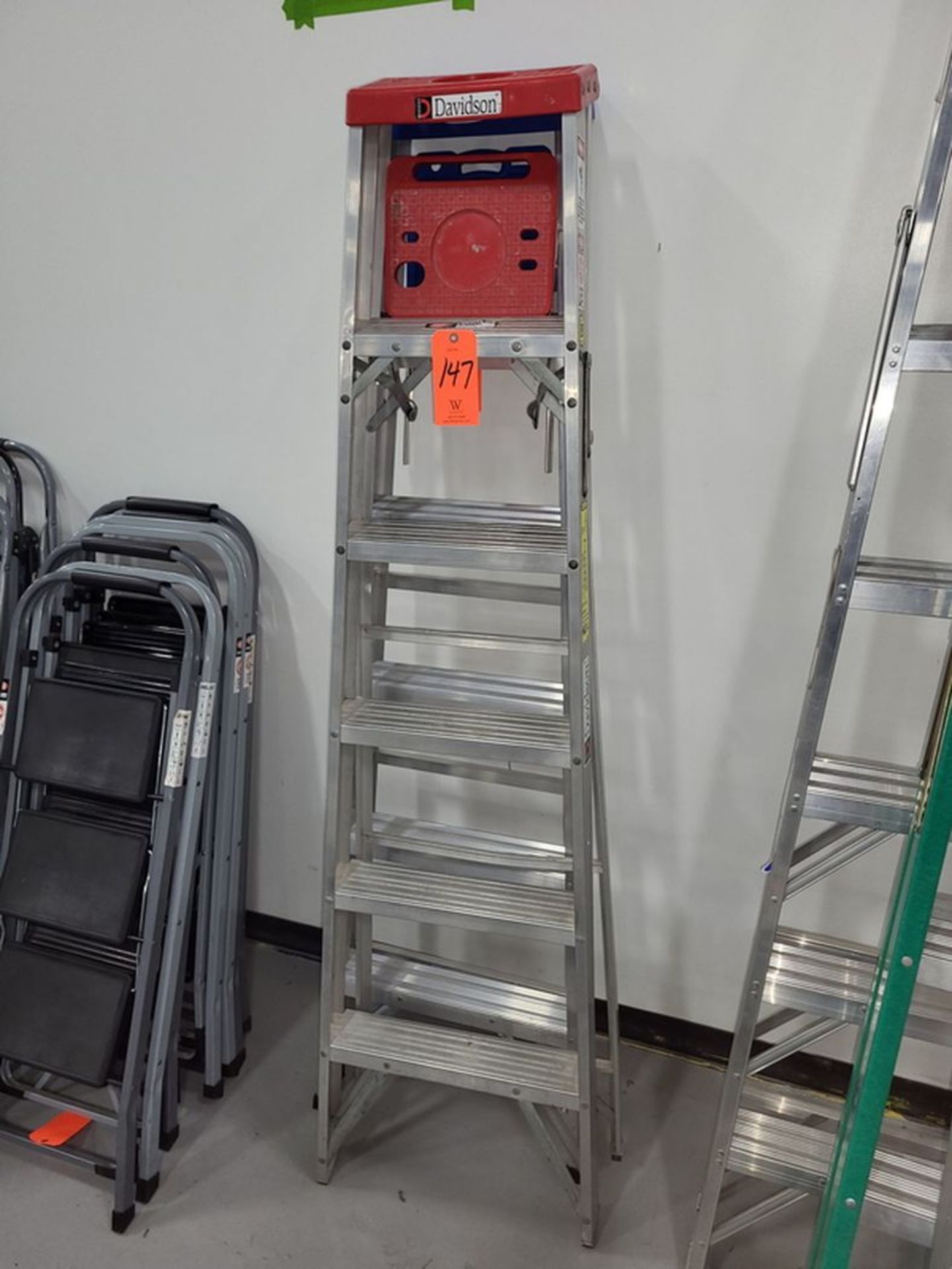 Davidson 6 ft. Aluminum Ladder; 200 lb. Cap.