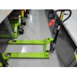 Uline 5,500 lb. Cap. Model H-2708 Hand Pallet Truck, S/N: J22031436-140/175 (2022); 48 x 27, Green