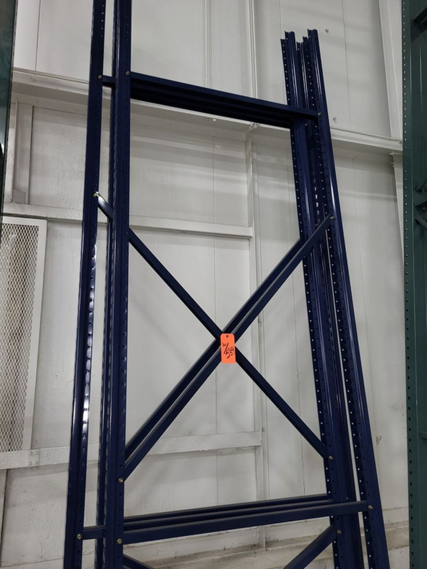 Lot - Interlake Medium Duty Pallet Racking; Disassembled, Includes (12) approx. 12 ft. Uprights, ( - Image 4 of 4