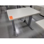 Electronic Height Adjustable Table; 36 in. x 24 in. deep