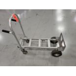 Uline Model H-1480 Convertible Hand Truck; with Pneumatic Wheels