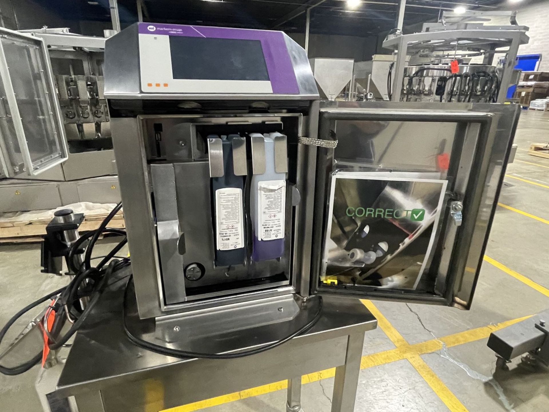 Markem / Imaje Model 9450 Ink Jet Coder, S/N: 151 US1714; with Print Head