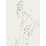 ALBERTO GIACOMETTI: Buste d'une Femme regardant à gauche.