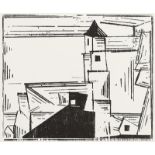 LYONEL FEININGER: Gelbe Dorfkirche 3.