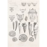 GIOVANNI BATTISTA PIRANESI: Muscheln und Vasen aus der Sammlung Gualteri.