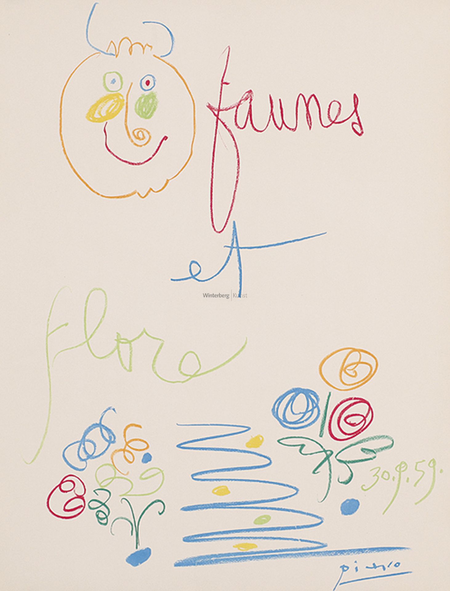 PABLO PICASSO: Faunes et Flore.