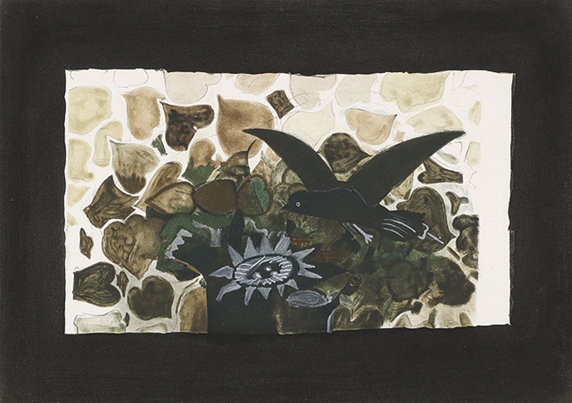 GEORGES BRAQUE: Le Nid vert.