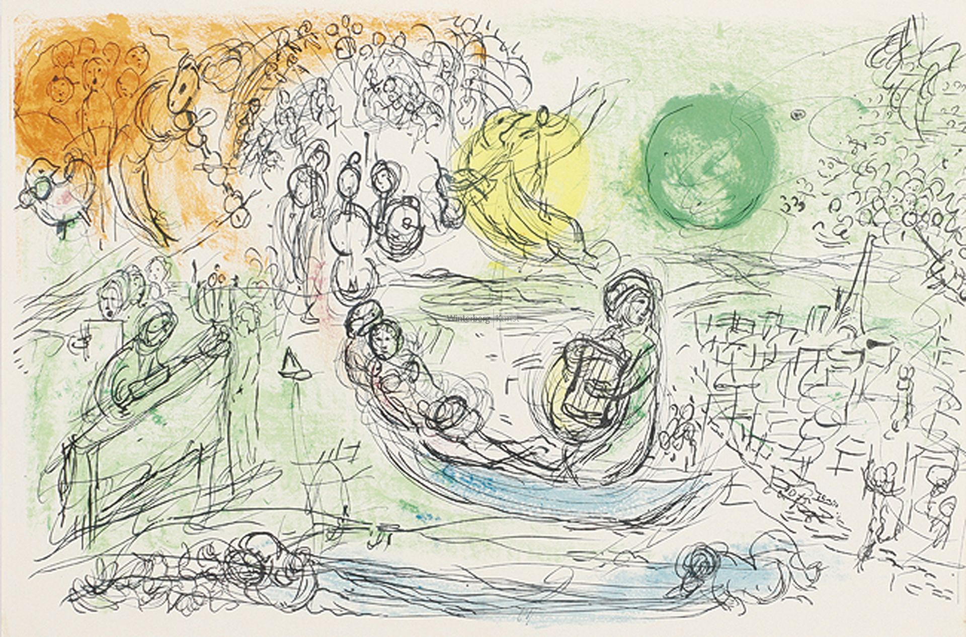 MARC CHAGALL: Le Concert.