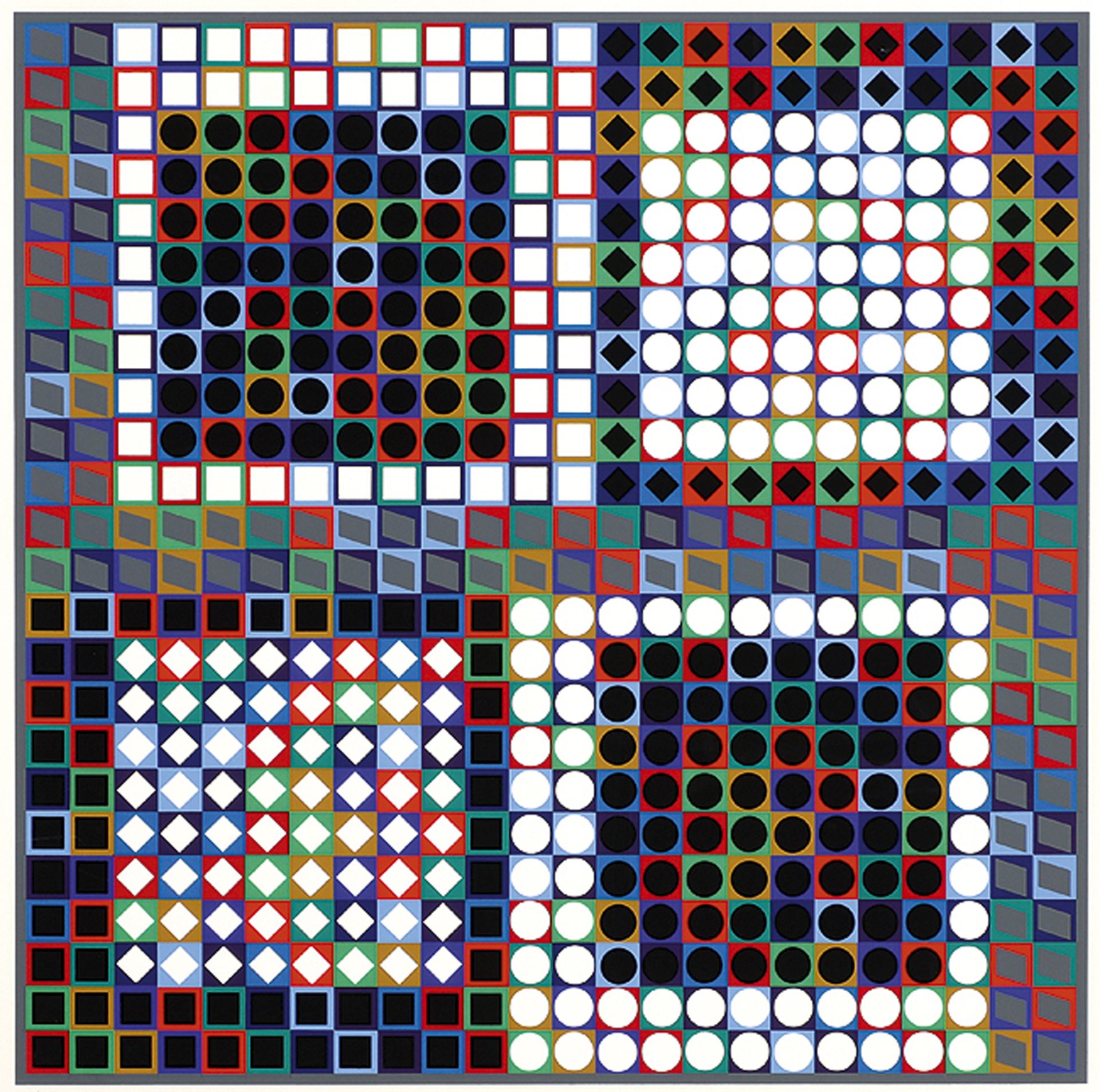 VICTOR VON VASARELY: Our-MC-2.