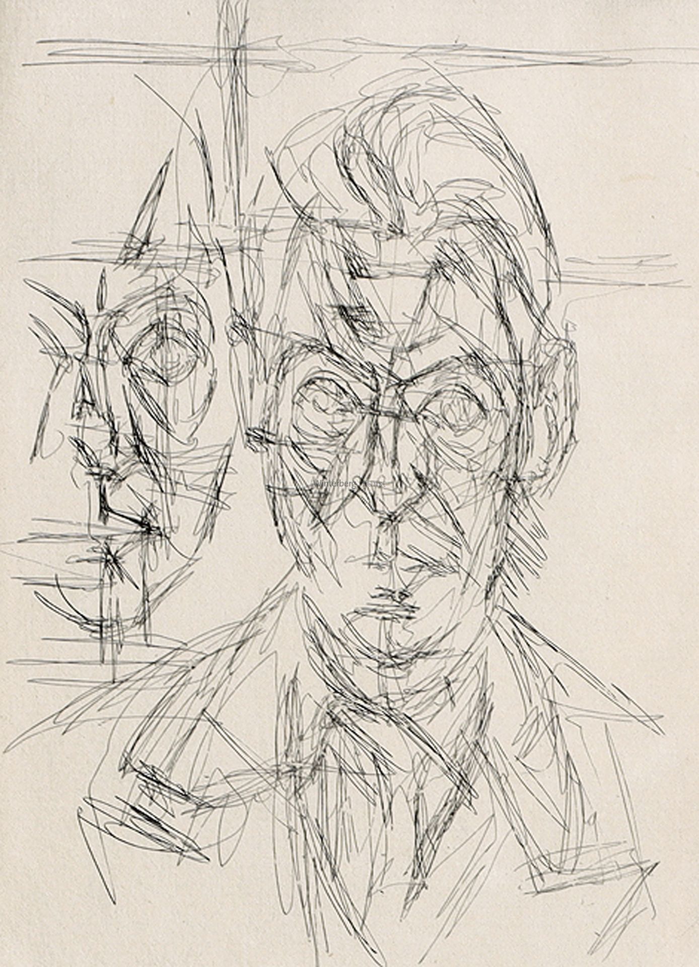 ALBERTO GIACOMETTI: Portrait Andre du Bouchet I.