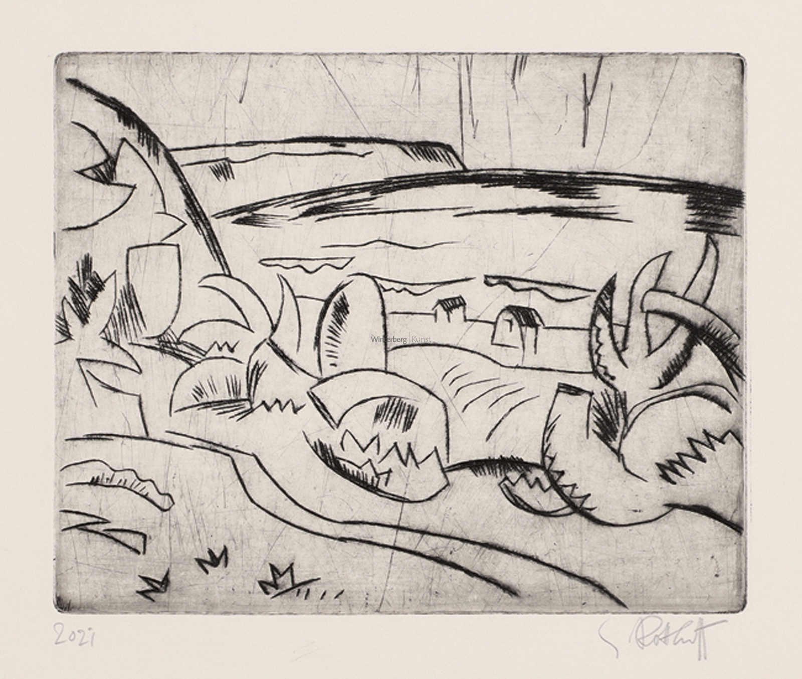 KARL SCHMIDT-ROTTLUFF: Ostseeküste.