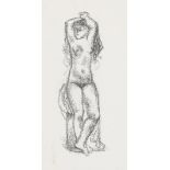 ARISTIDE MAILLOL: Femme debout nouant sa Chevelure.