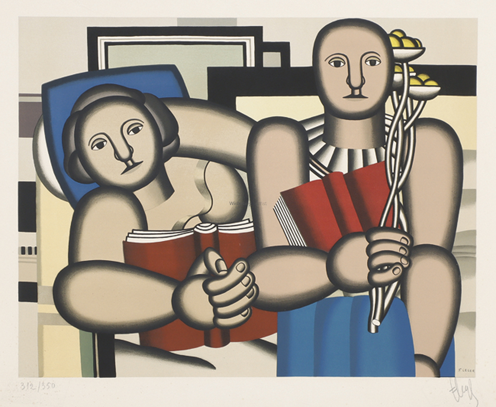 FERNAND LEGER: La Lecture.