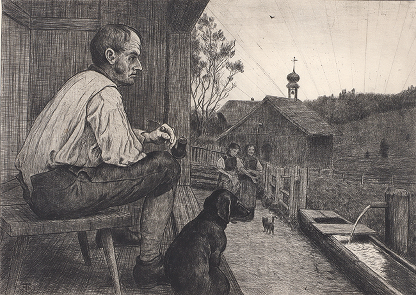 HANS THOMA: Feierabend.