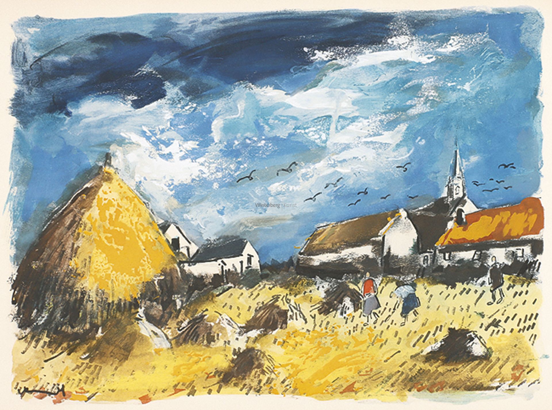 MAURICE DE VLAMINCK: Rentrer la Récolte.