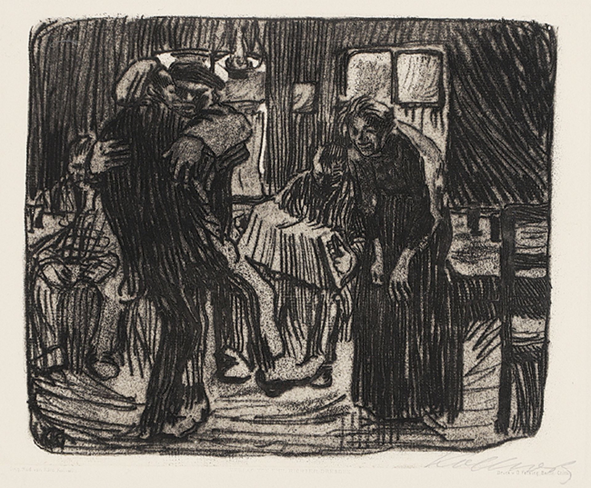 KÄTHE KOLLWITZ: Hamburger Kneipe.