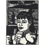 ERICH HECKEL: Junge Frau.