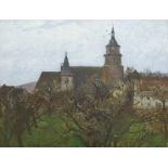 ADOLF LUNTZ: Weil der Stadt, Blick auf die Stadtkirche St. Peter und Paul.