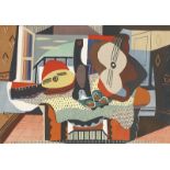 PABLO PICASSO: Mandoline et Guitare.