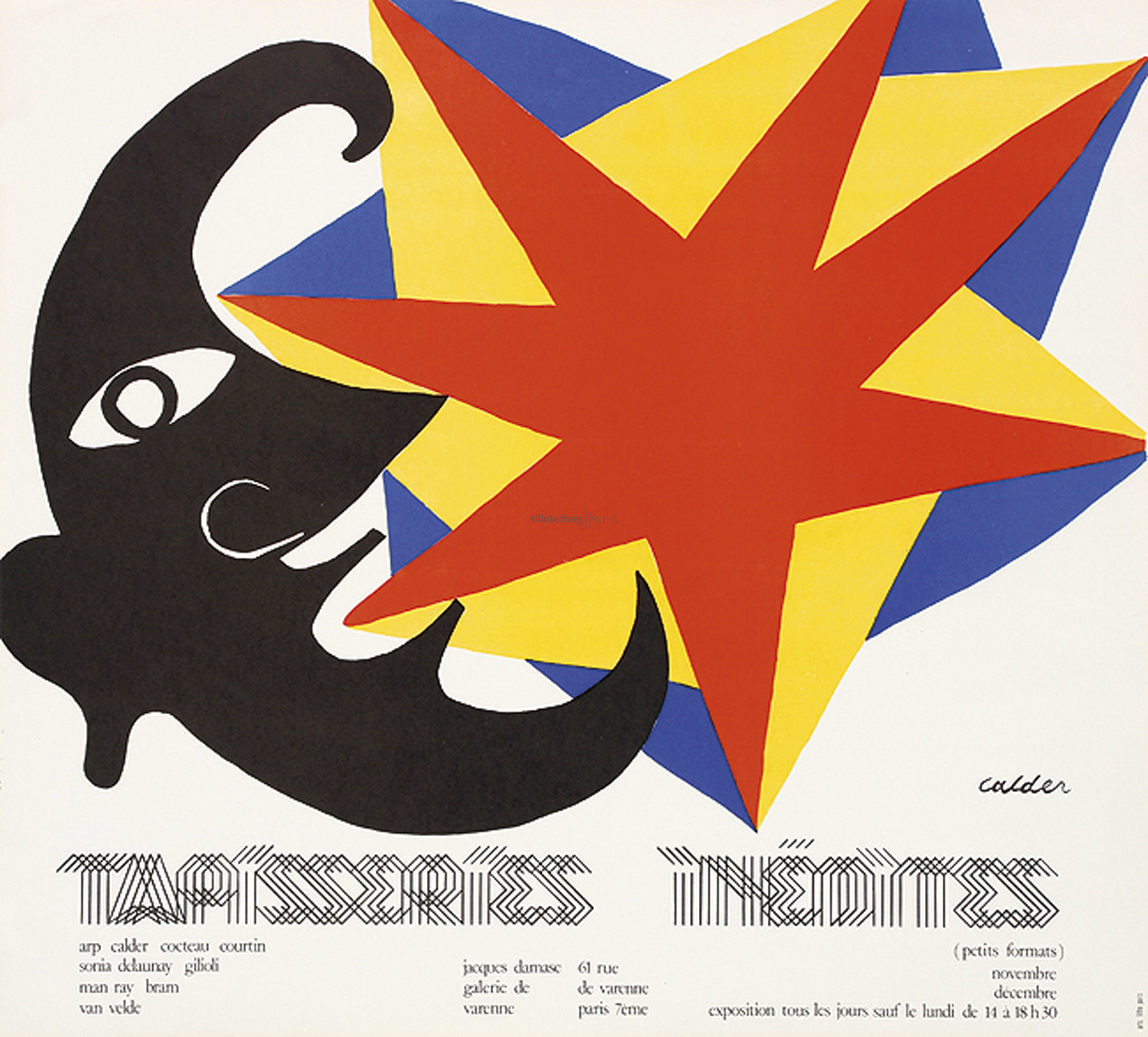 ALEXANDER CALDER: Tapisseries inédites.