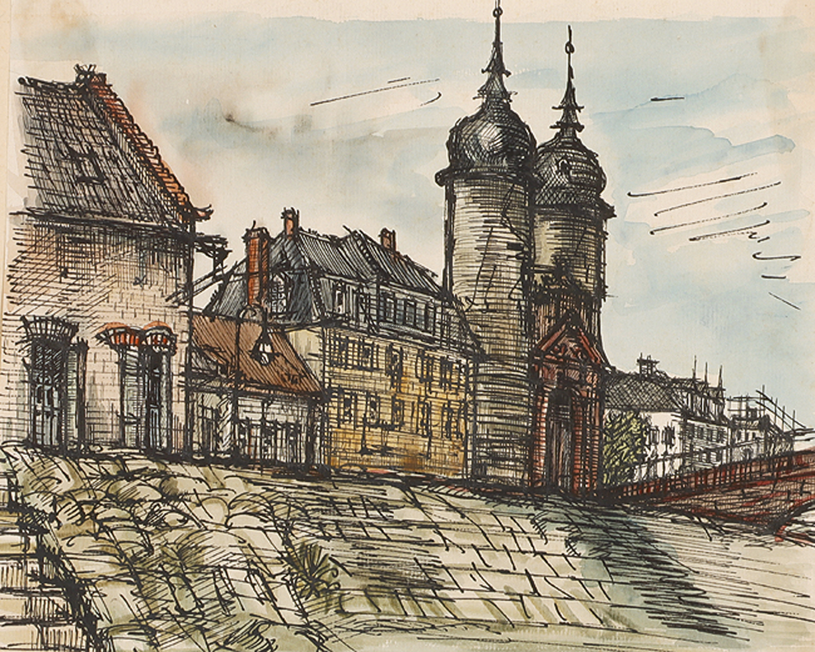 HANS FISCHER-SCHUPPACH: „Heidelberg“.