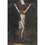 NIEDERLÄNDISCHER KÜNSTLER: Jesus Christus am Kreuz auf Golgatha,