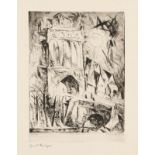 LYONEL FEININGER: The Gate (Das Tor).