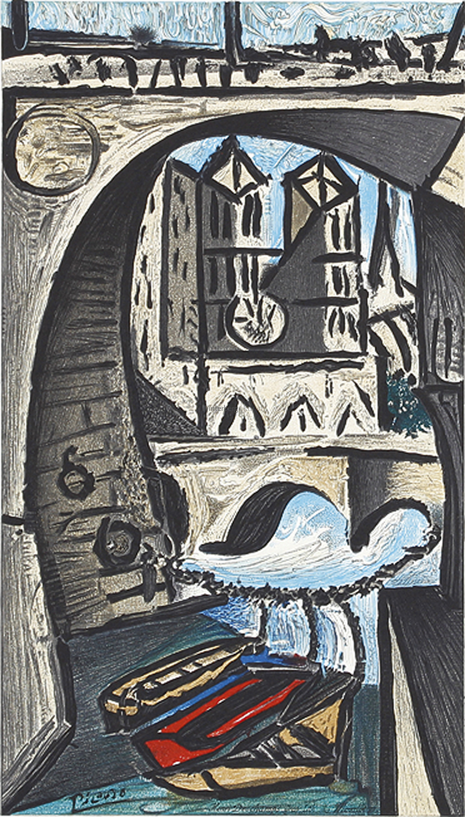 PABLO PICASSO: Notre Dame.