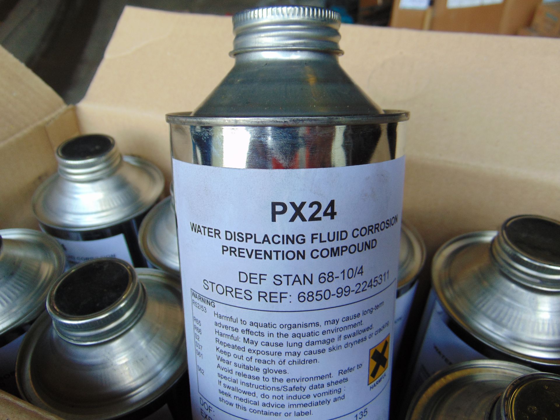 16 x 1 Ltr Bottles of PX24 Water Displacing Fluid Corrosion Prevention Compound - Image 3 of 6