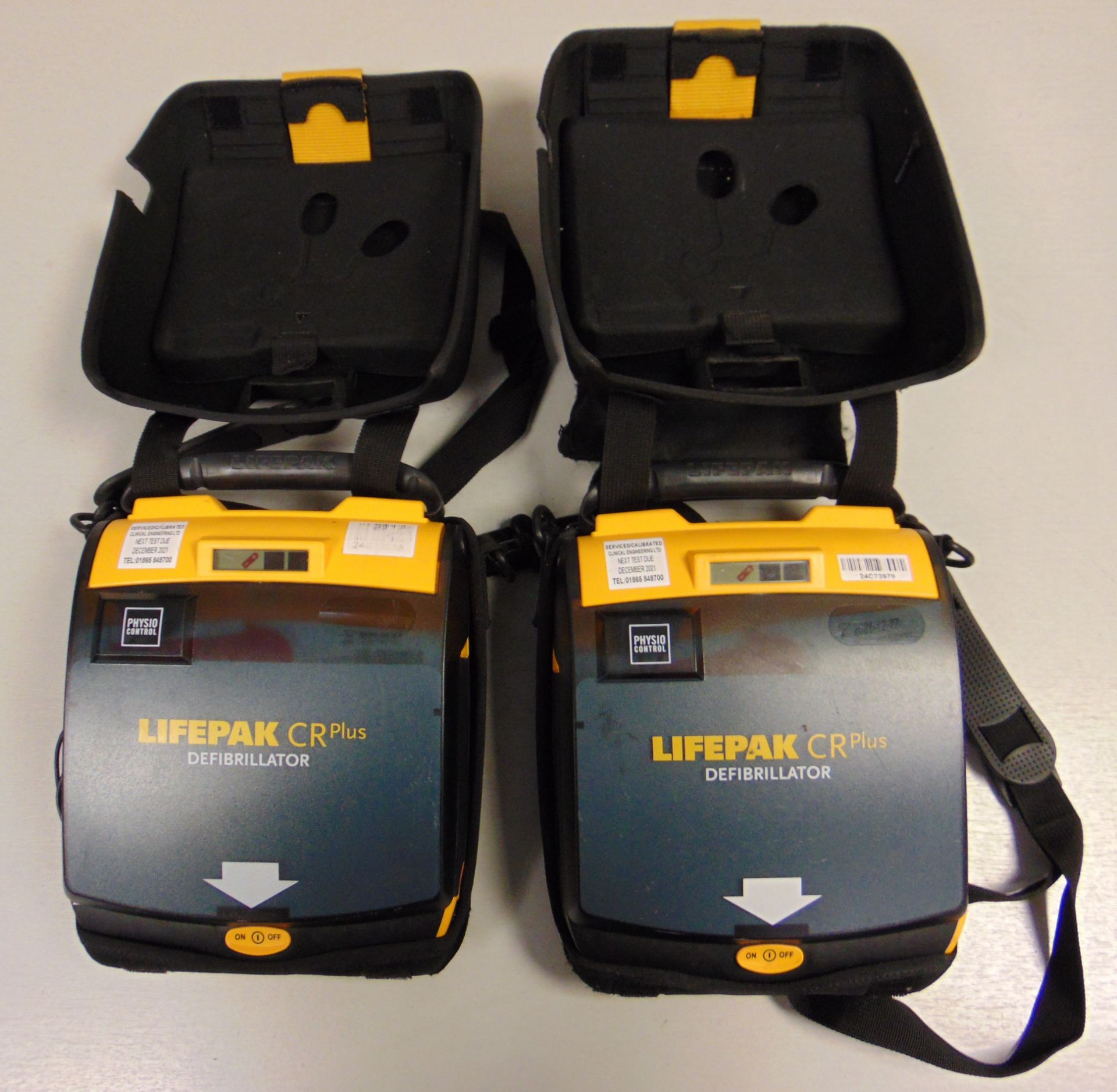 2 x Physio-Control Lifepak CR Plus Defibrillator Units - Fully Automatic - Image 3 of 4