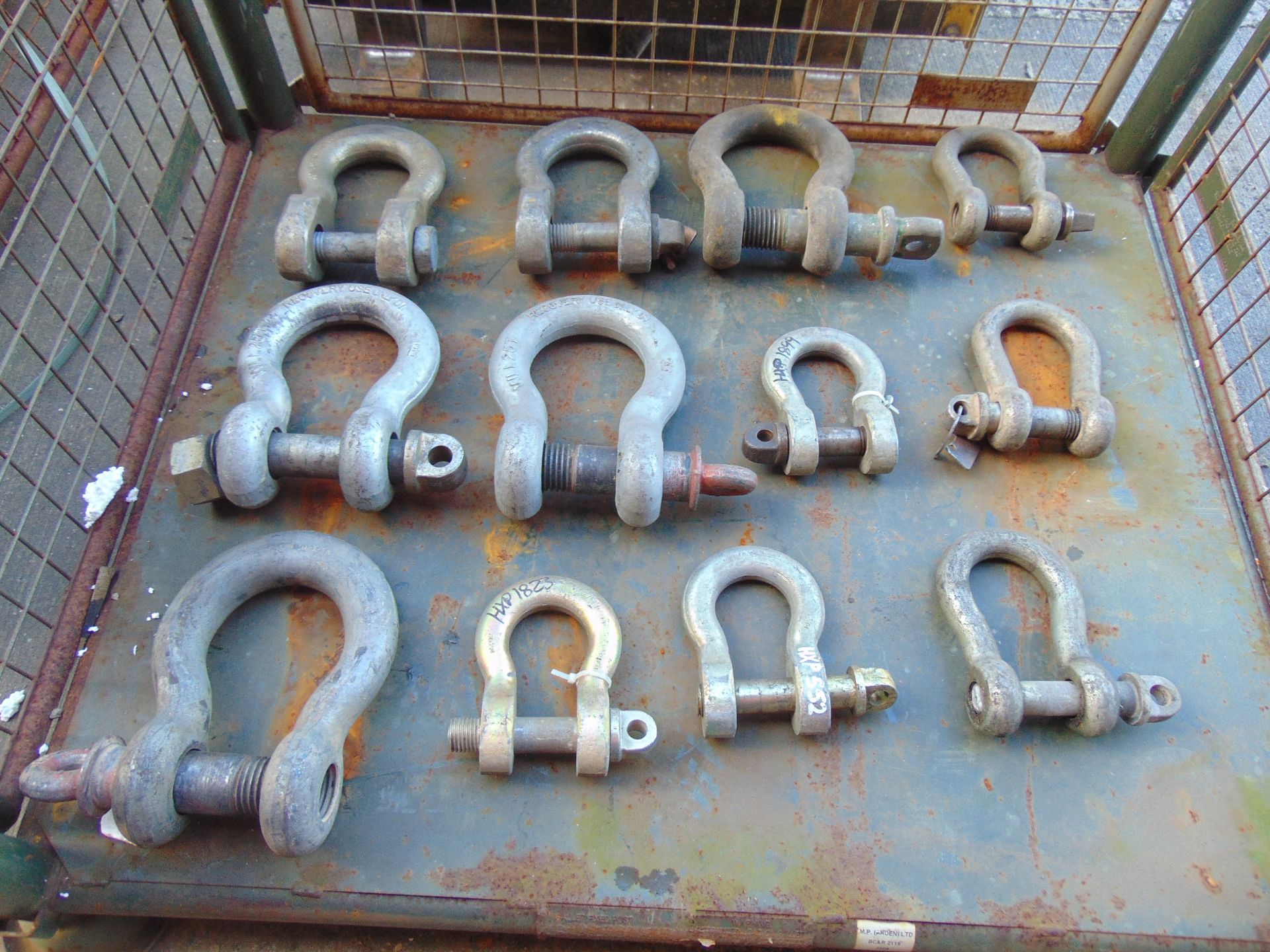 12 x 25 / 10 ton Recovery D Shackles