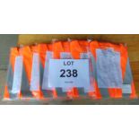 6 x Unissued Orange Hi-Viz Vests - Size Medium