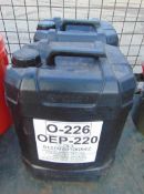 2 x 20 Litre Drums of OEP-220 Gear Oil