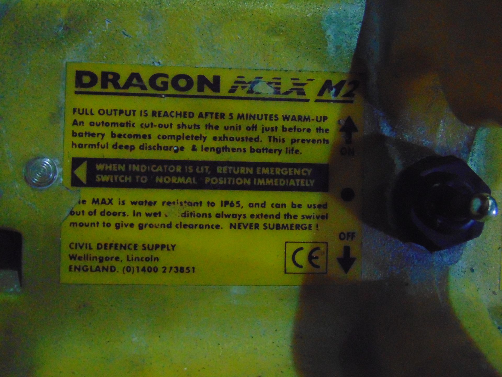 5 x Dragon Max M2 Area Work Lights c/w Chargers - Image 4 of 5