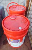2 x 20 Litre Drums of Aero Shell S.8350 Helicopter Turbine oil Etc MOD Reserve Stock