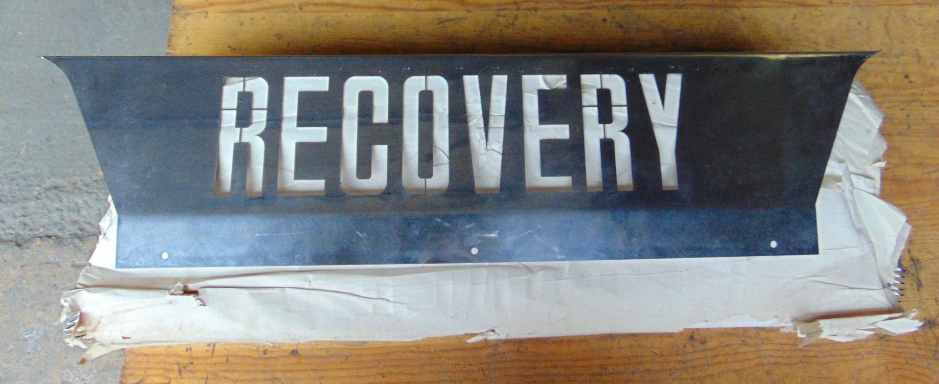 10 x Stainless Steel "RECOVERY" Signs - Image 6 of 6