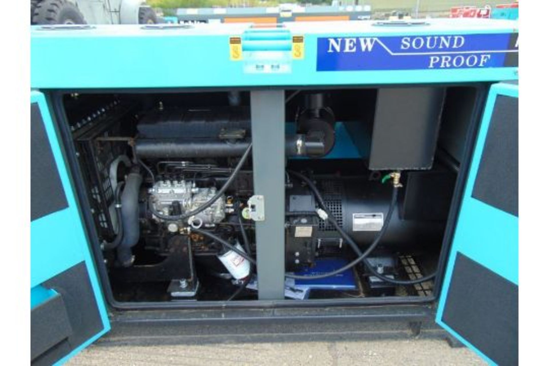 2022 NEW UNISSUED 40 KVA 3 Phase Silent Diesel Generator Set - Image 9 of 16