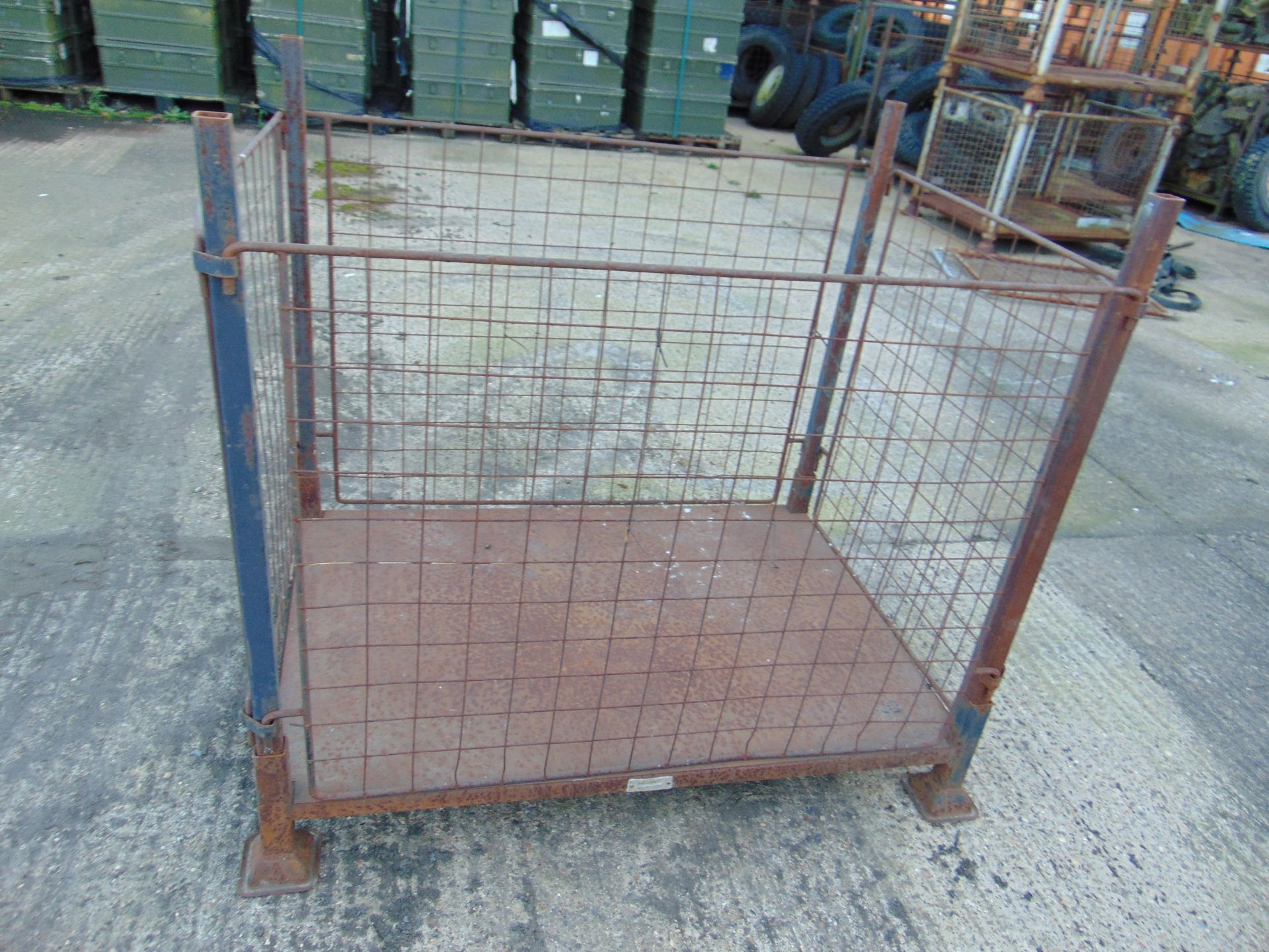 Steel Stacking Stillage W/ Removable Posts & Sides - Image 3 of 4