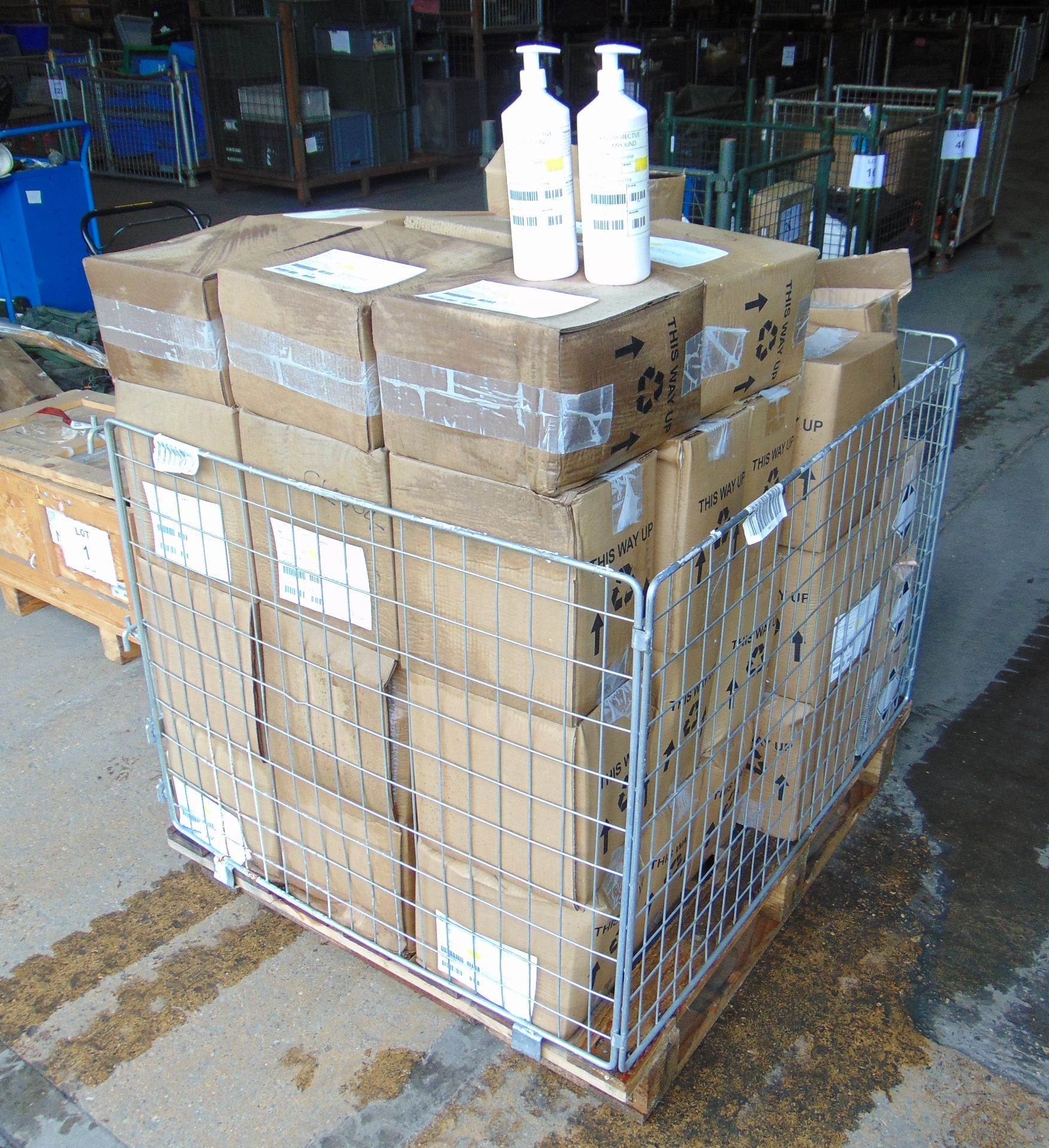 160 x 1 Litre Bottles of Skin Protective Compound Barrier Cream