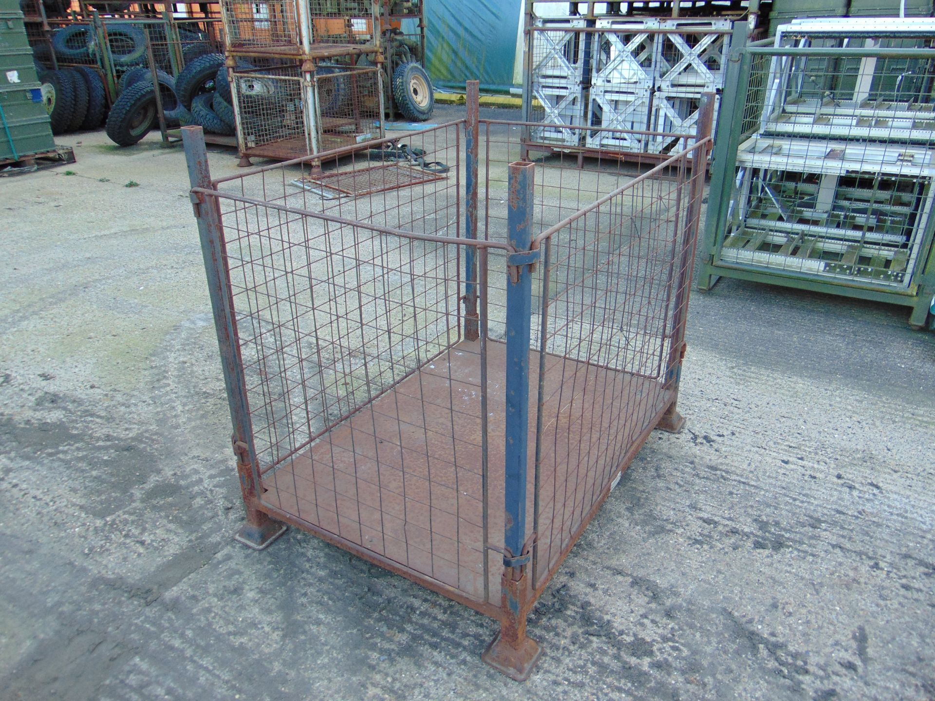 Steel Stacking Stillage W/ Removable Posts & Sides - Image 2 of 4