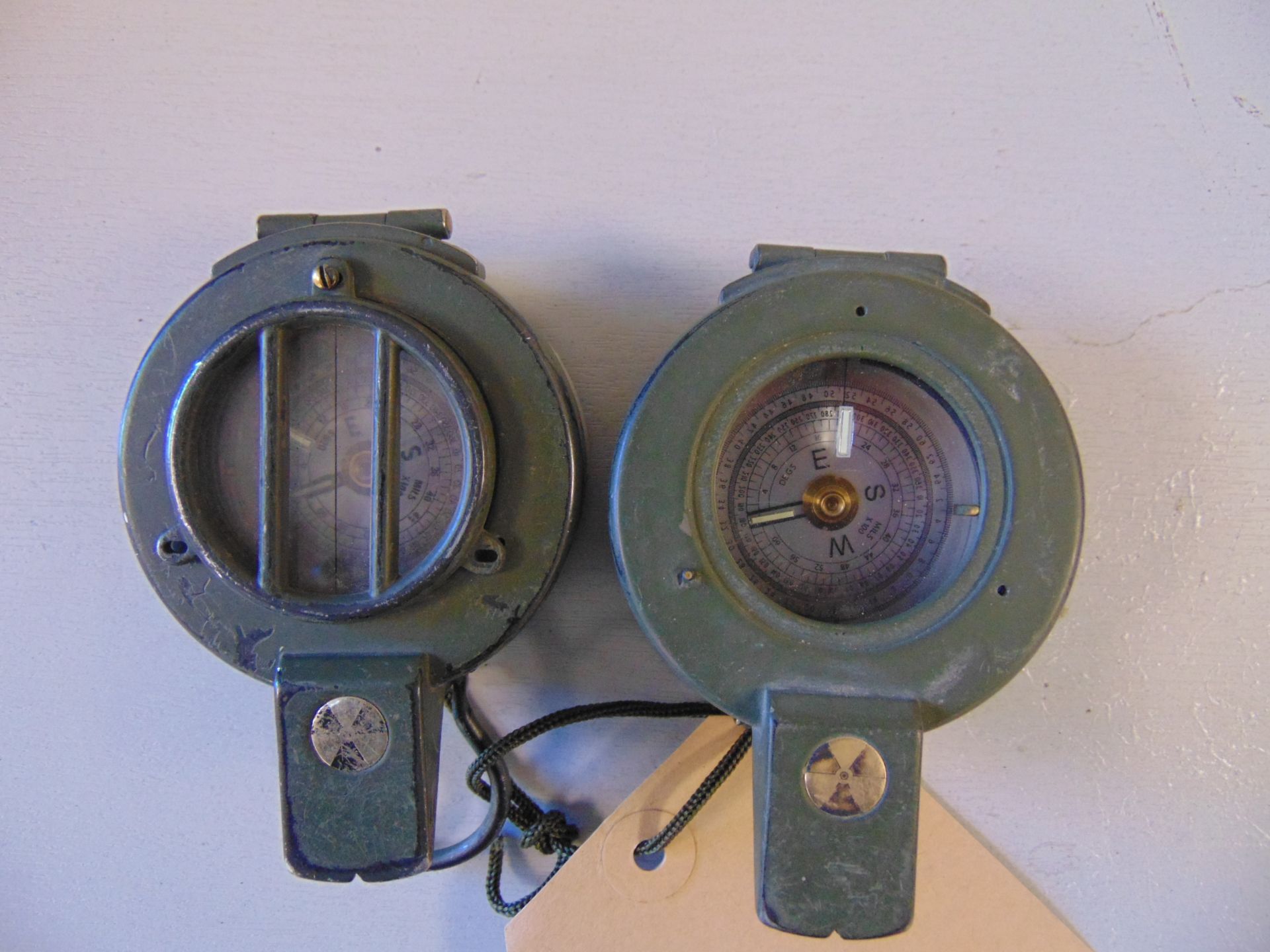 2 x British Army Francis Barker M88 Prismatic Compass - Bild 3 aus 4