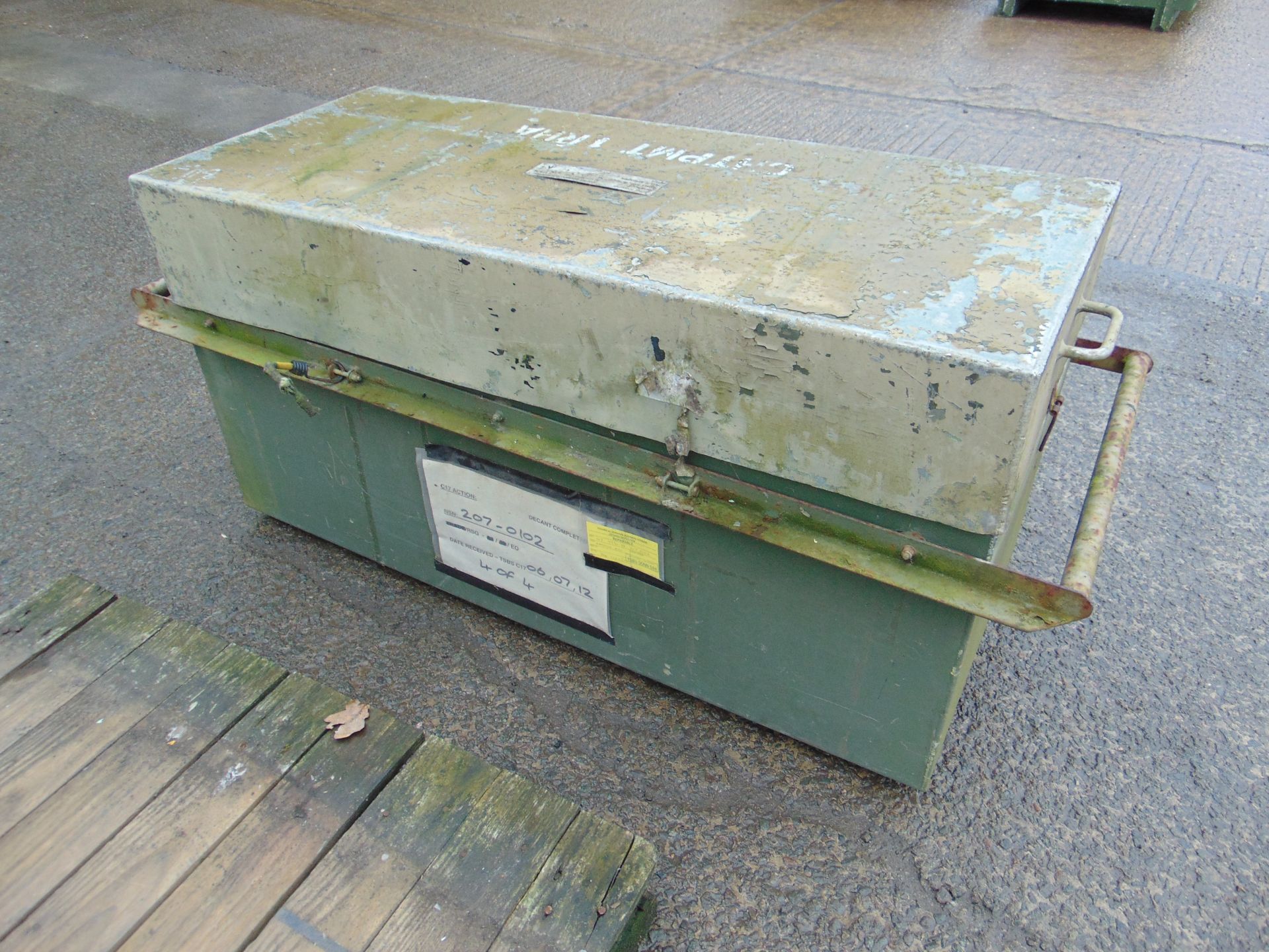 Aluminium Demountable Tool Box, Ideal for Pick-Ups Transits ect w/ Lifting Handles - Image 4 of 6