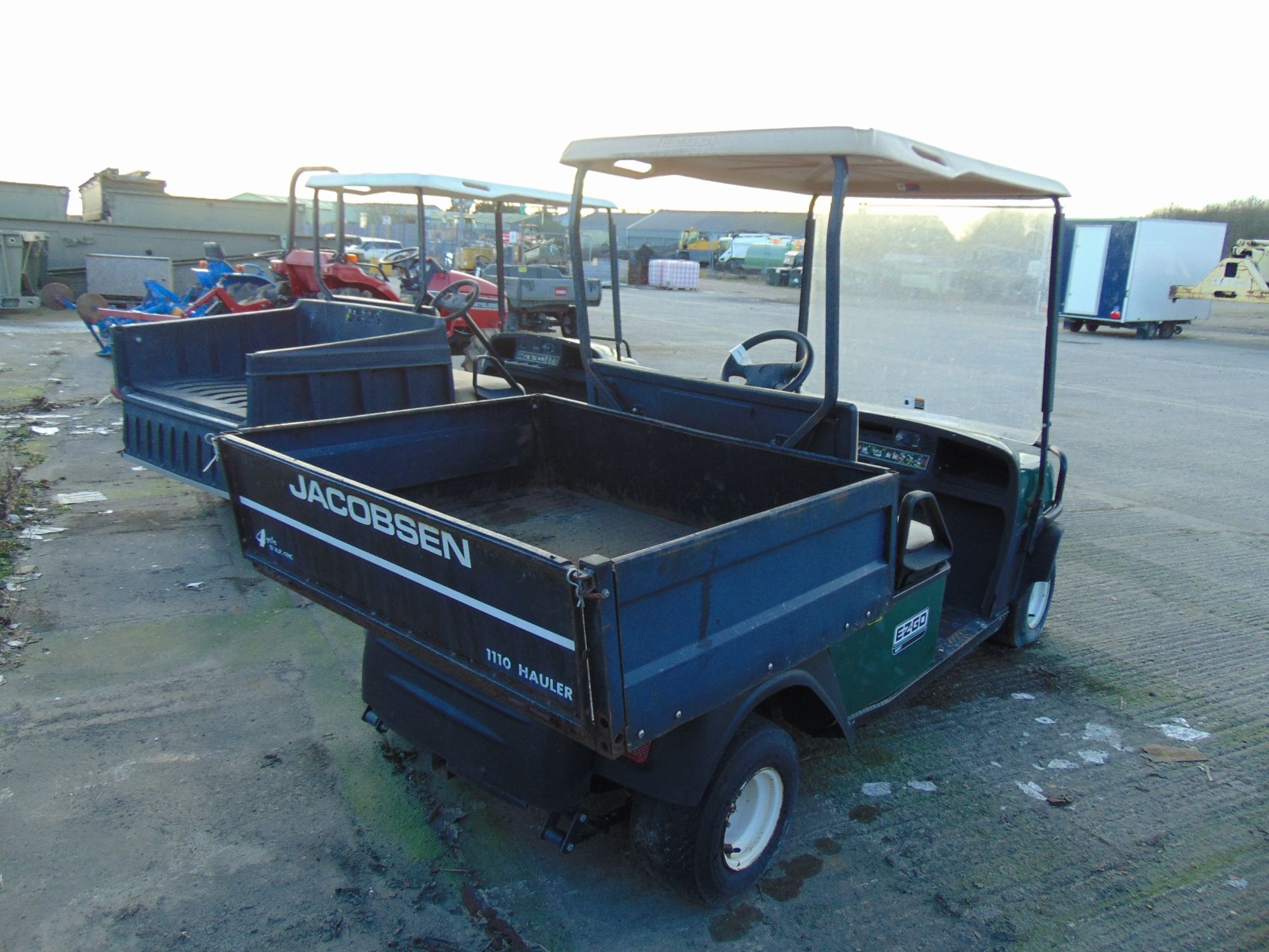 EZGO MPD Turf Master Truck with Tipping Body Batteries and on Board Charger - Image 5 of 11