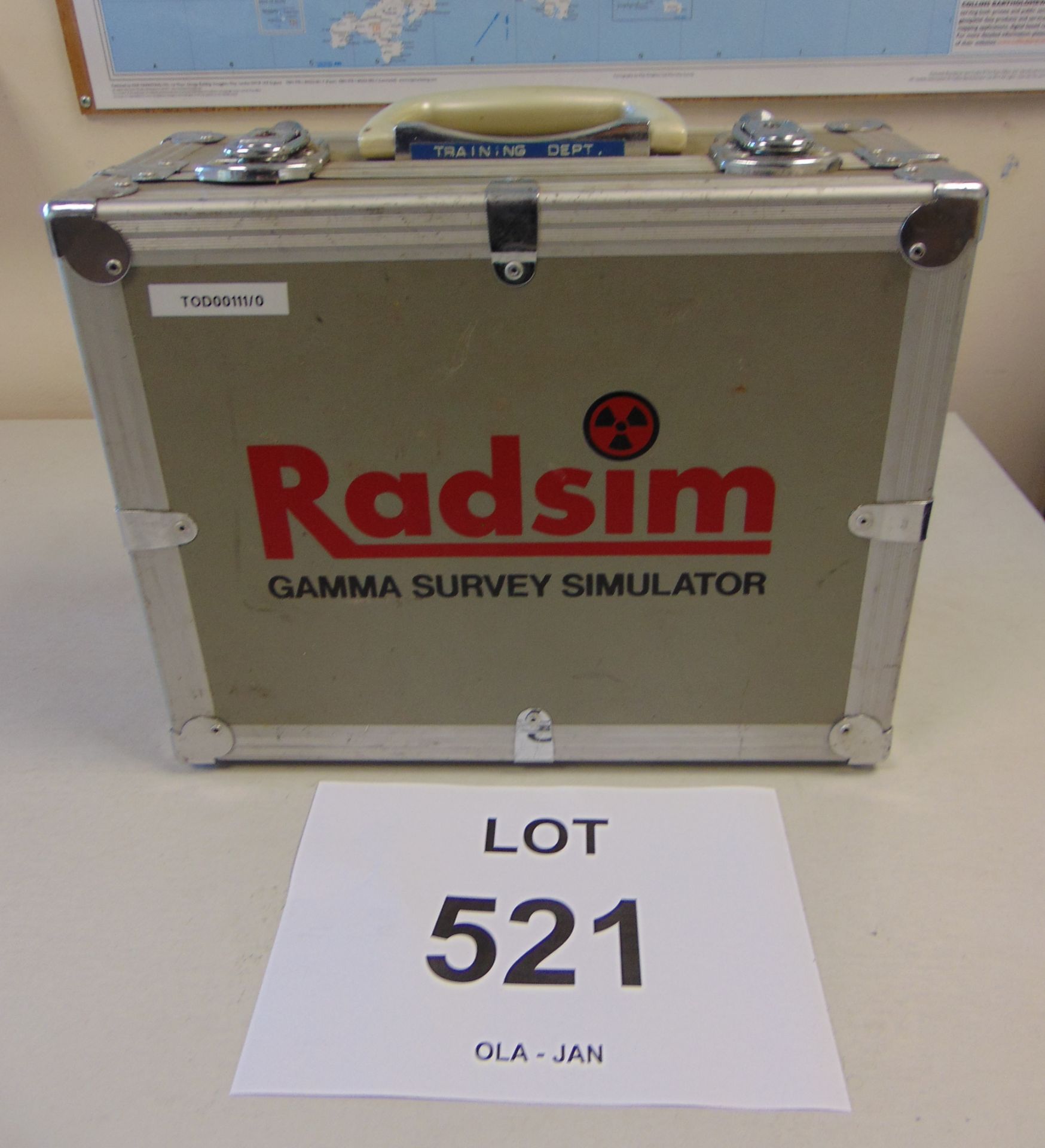 Radsim Gamma Survey Simulator - Radiation Detection Training Unit