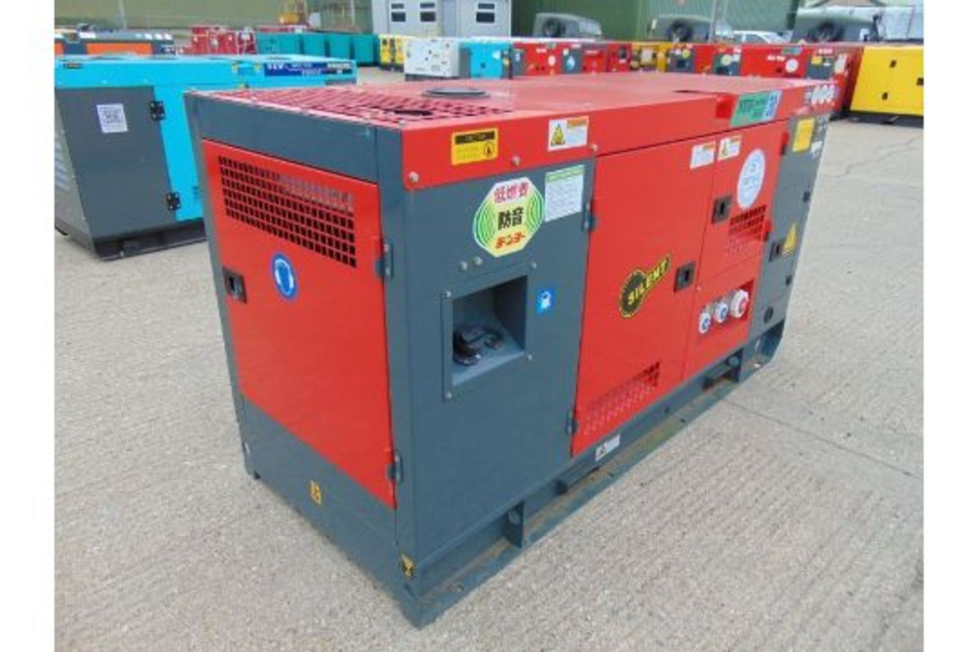 2022 NEW UNISSUED 30 KVA 3 Phase and 1 Phase Silent Diesel Generator Set 400 and 240. Volt - Image 2 of 24