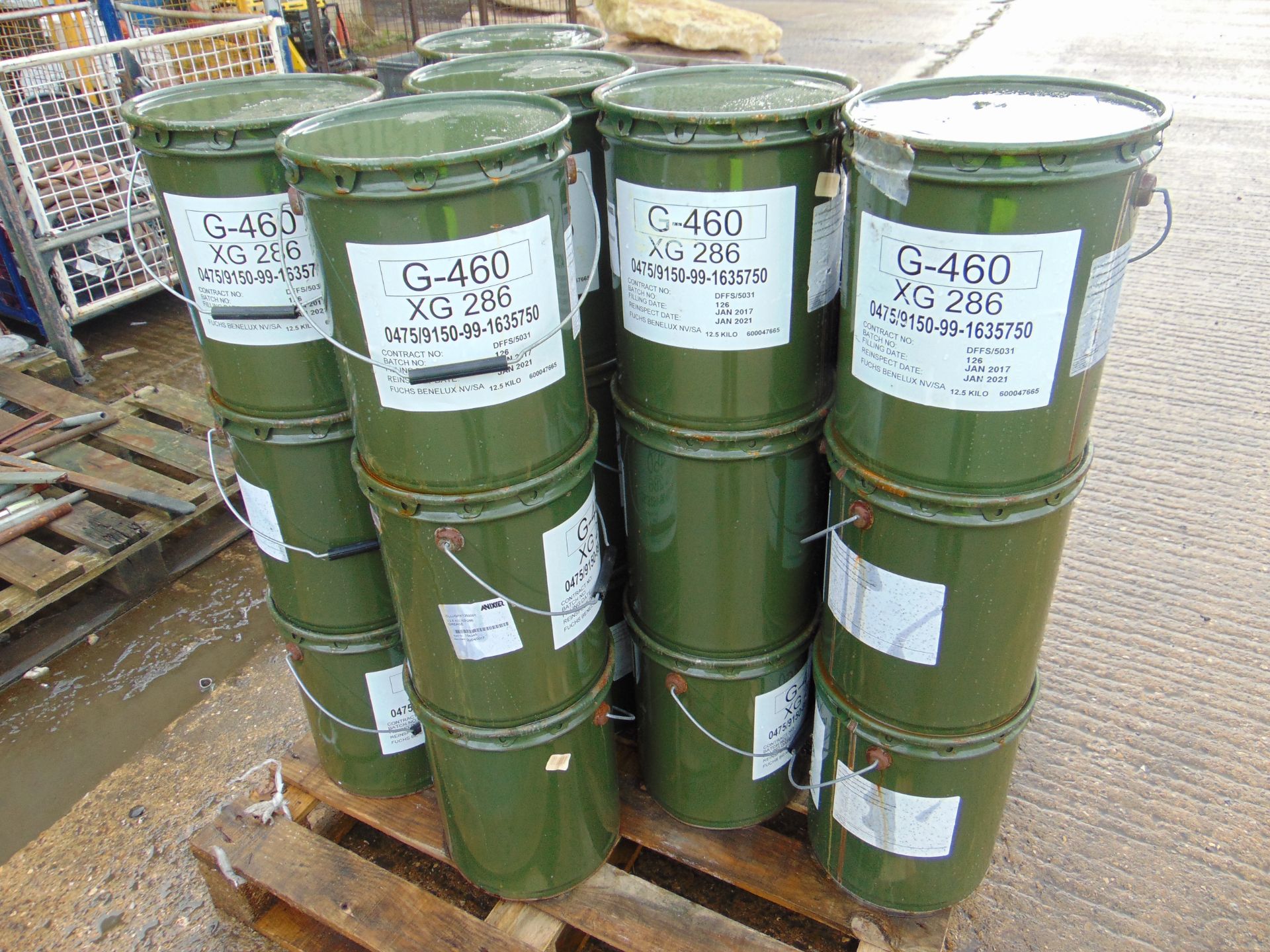 18 x 12.5 Kg Drums of G-460 XG-286 Marine Grease