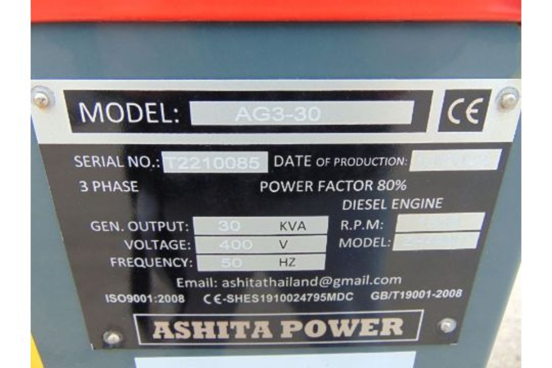 2022 NEW UNISSUED 30 KVA 3 Phase and 1 Phase Silent Diesel Generator Set 400 and 240. Volt - Image 24 of 24