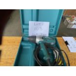 MAKITA TW 350 POWER IMPACT WRENCH 1/2 INCH SQUARE C/W CASE