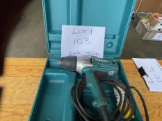 MAKITA TW 350 POWER IMPACT WRENCH 1/2 INCH SQUARE C/W CASE